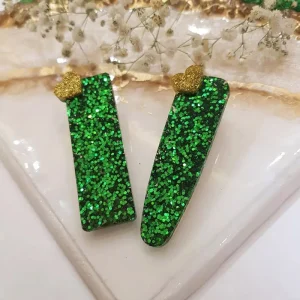 گیره سر طرح قلب دو تکیه کد resin_1004